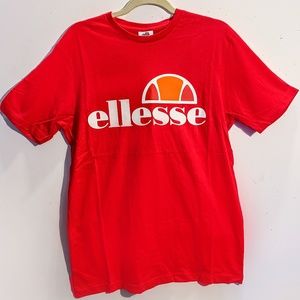 NEW Ellesse Bright Red T-Shirt